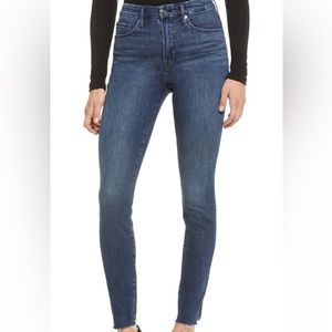 New! Good American Good Legs Raw Hem Skinny Jeans
